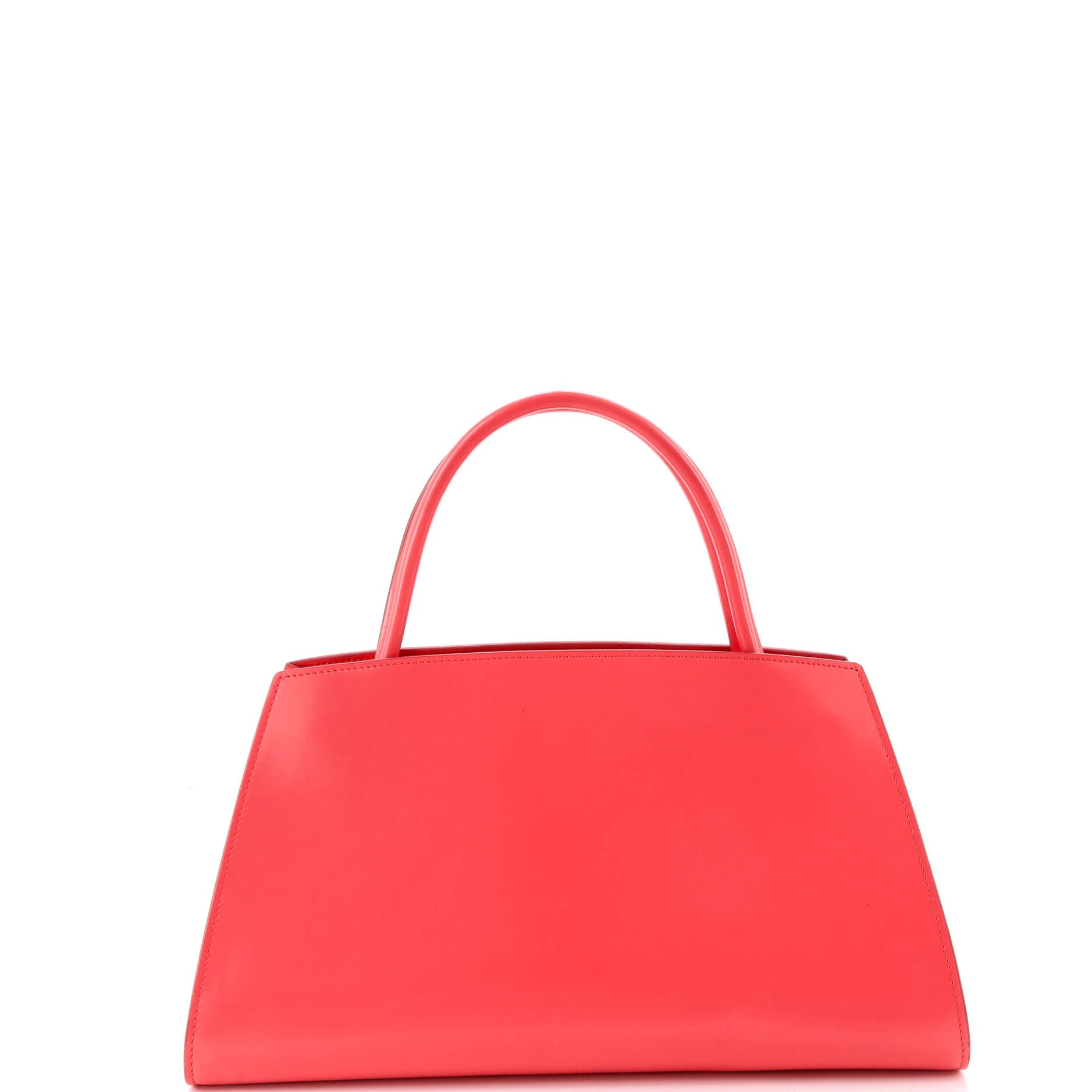 Architectural Top Handle Bag Spazzolato Leather Large