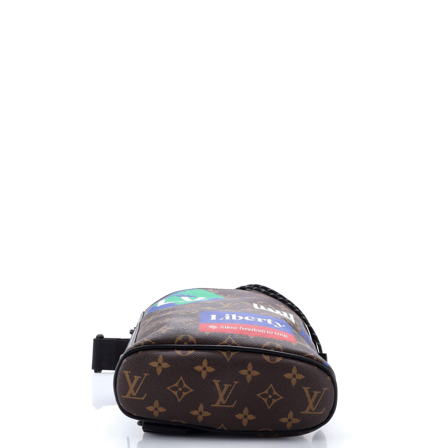 Chalk Sling Bag Limited Edition Logo Story Monogram Canvas