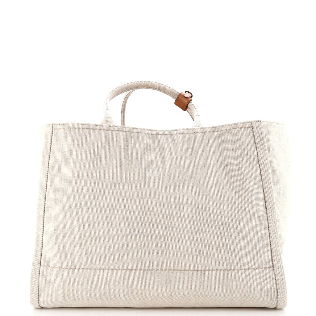 Logo Tote Linen Blend Large