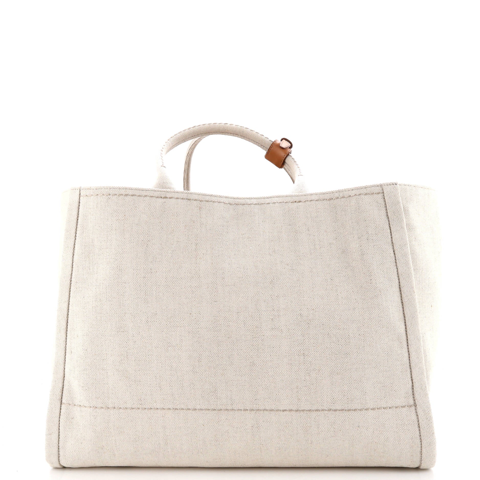 Logo Tote Linen Blend Large