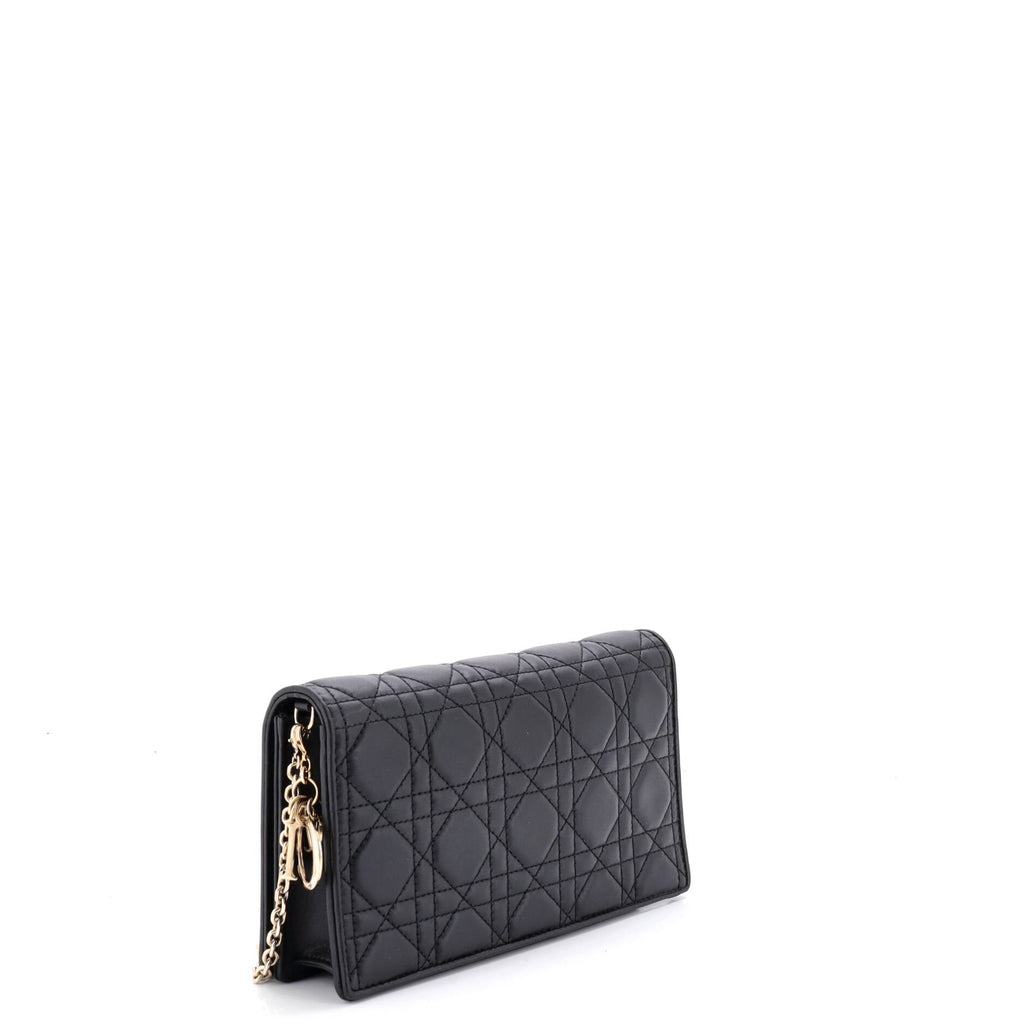 Lady Dior Chain Pouch Cannage Quilt Lambskin