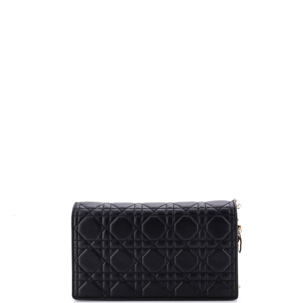 Lady Dior Chain Pouch Cannage Quilt Lambskin