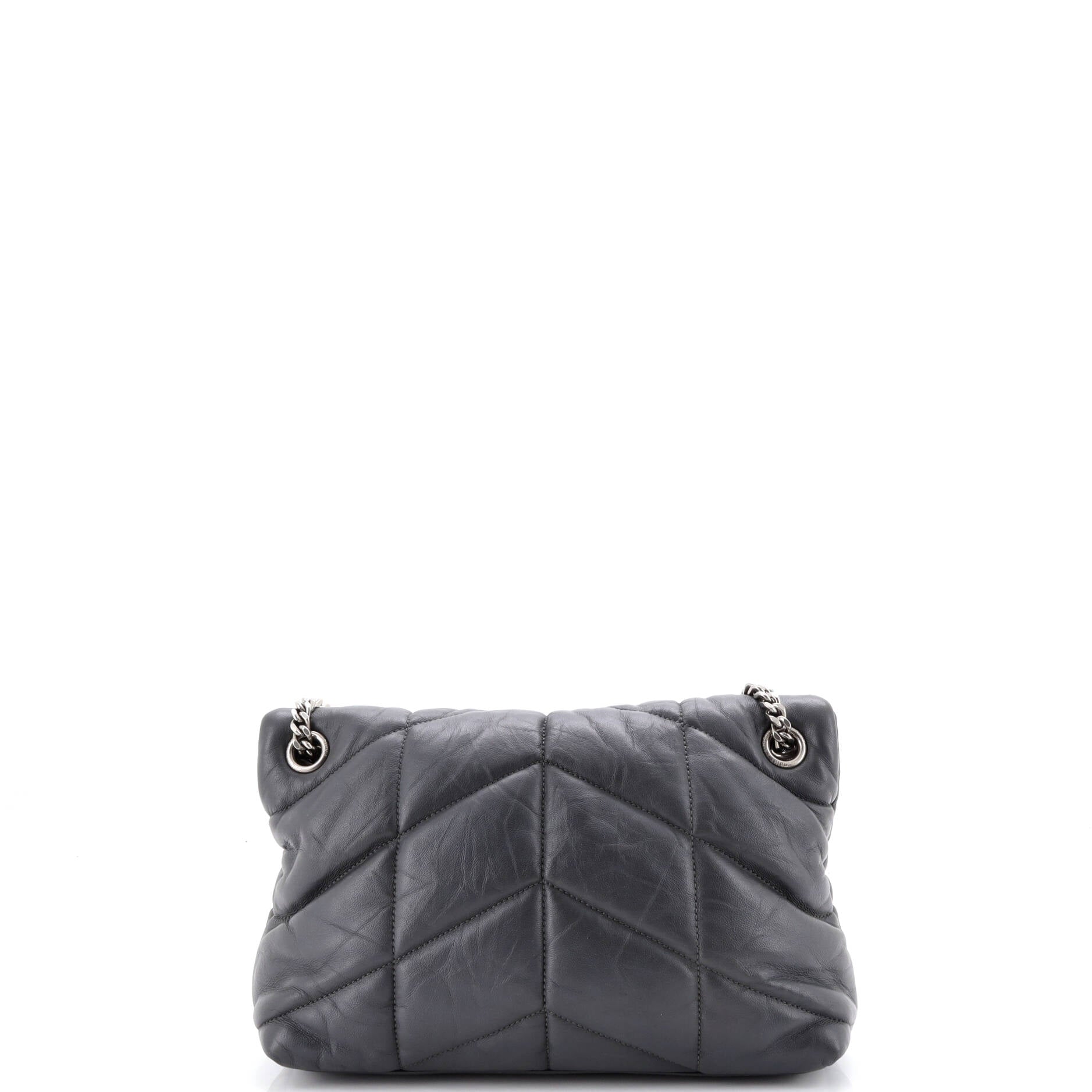 Loulou Puffer Shoulder Bag Quilted Leather Small