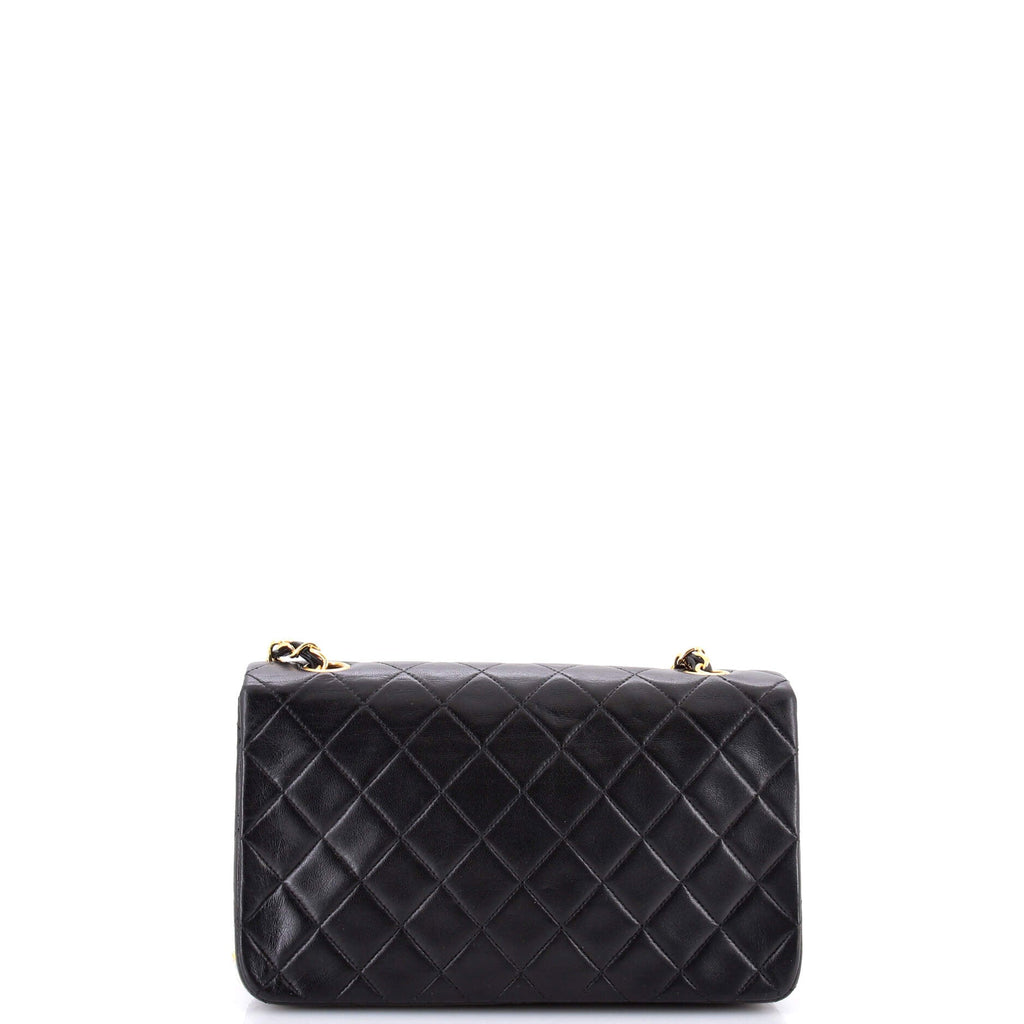 Vintage Full Flap Bag Quilted Lambskin Medium