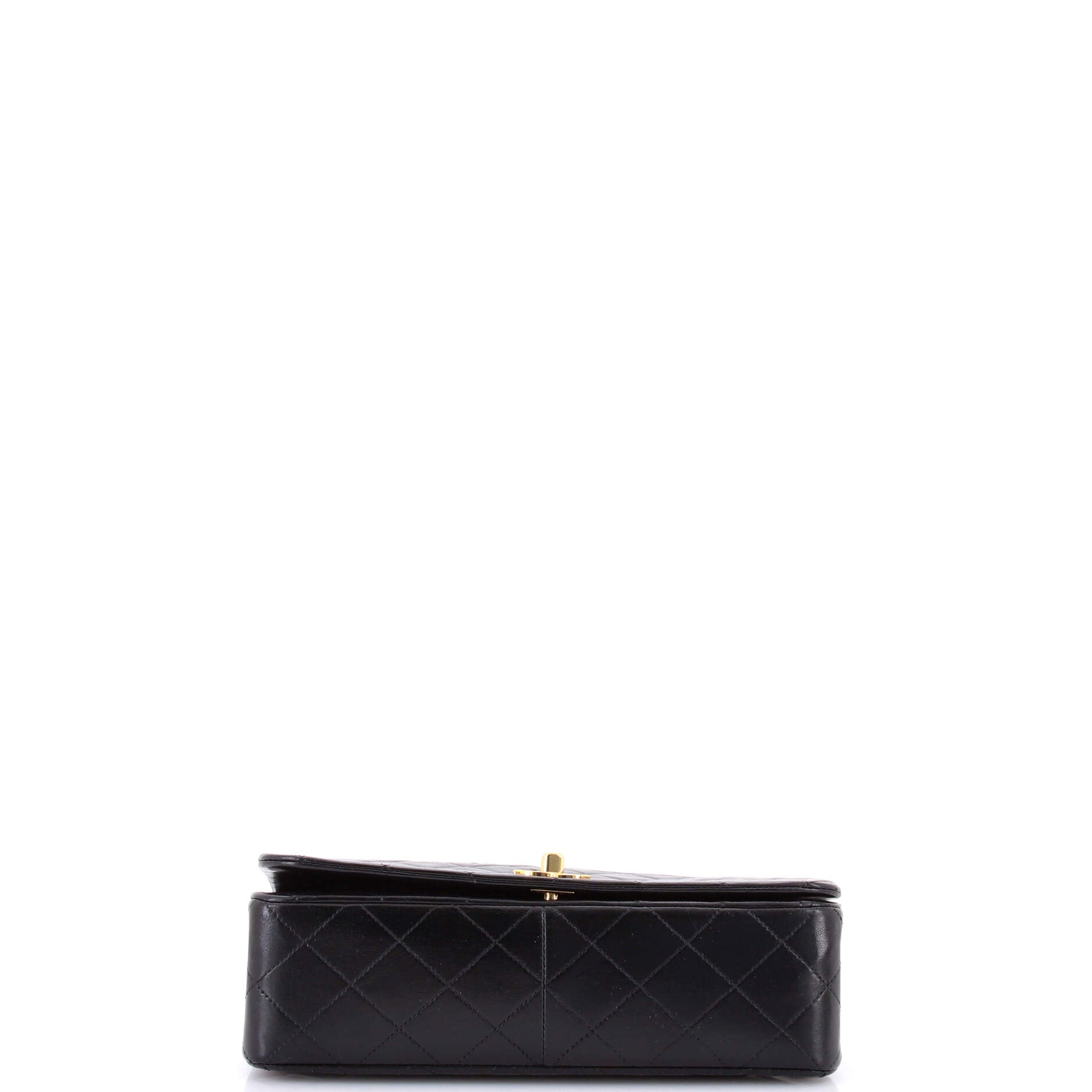 Vintage Full Flap Bag Quilted Lambskin Medium