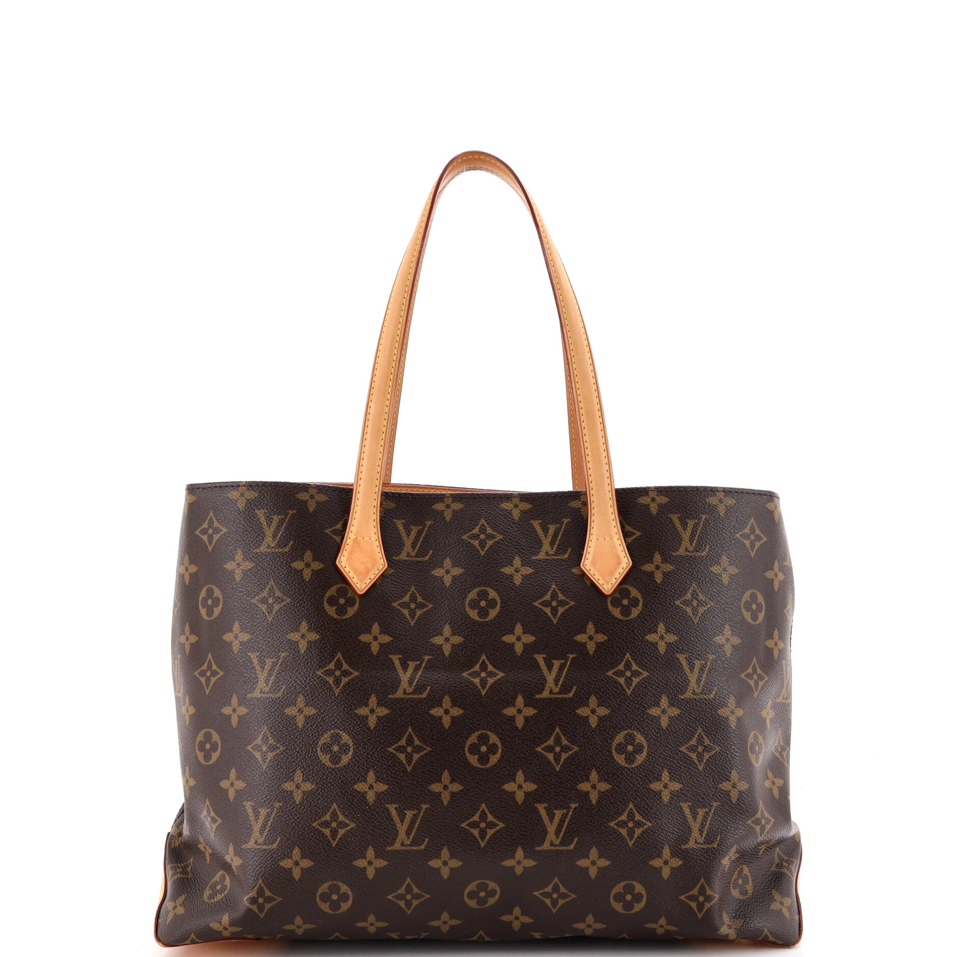 Wilshire Handbag Monogram Canvas MM