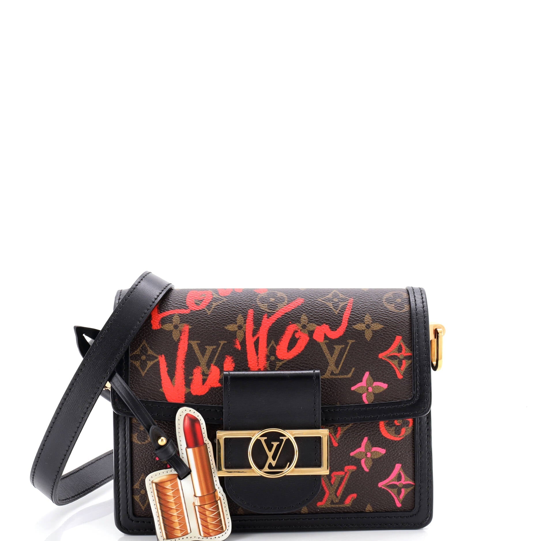 Dauphine Shoulder Bag Limited Edition Fall in Love Monogram Canvas Mini