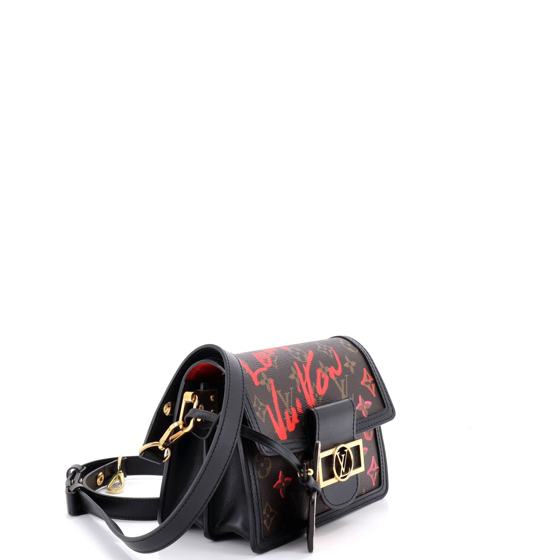 Dauphine Shoulder Bag Limited Edition Fall in Love Monogram Canvas Mini