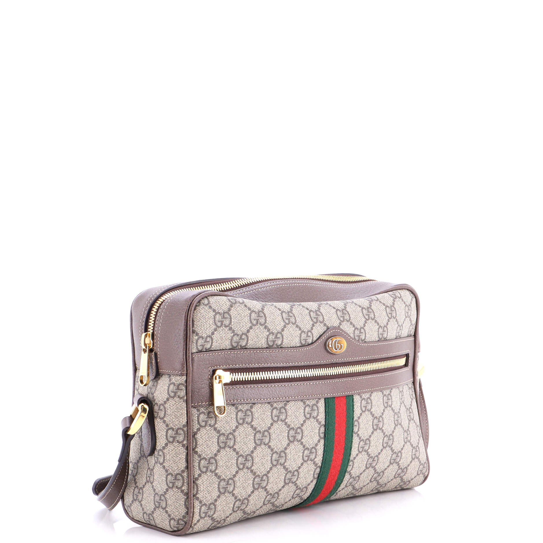 Ophidia Shoulder Bag GG Coated Canvas Small