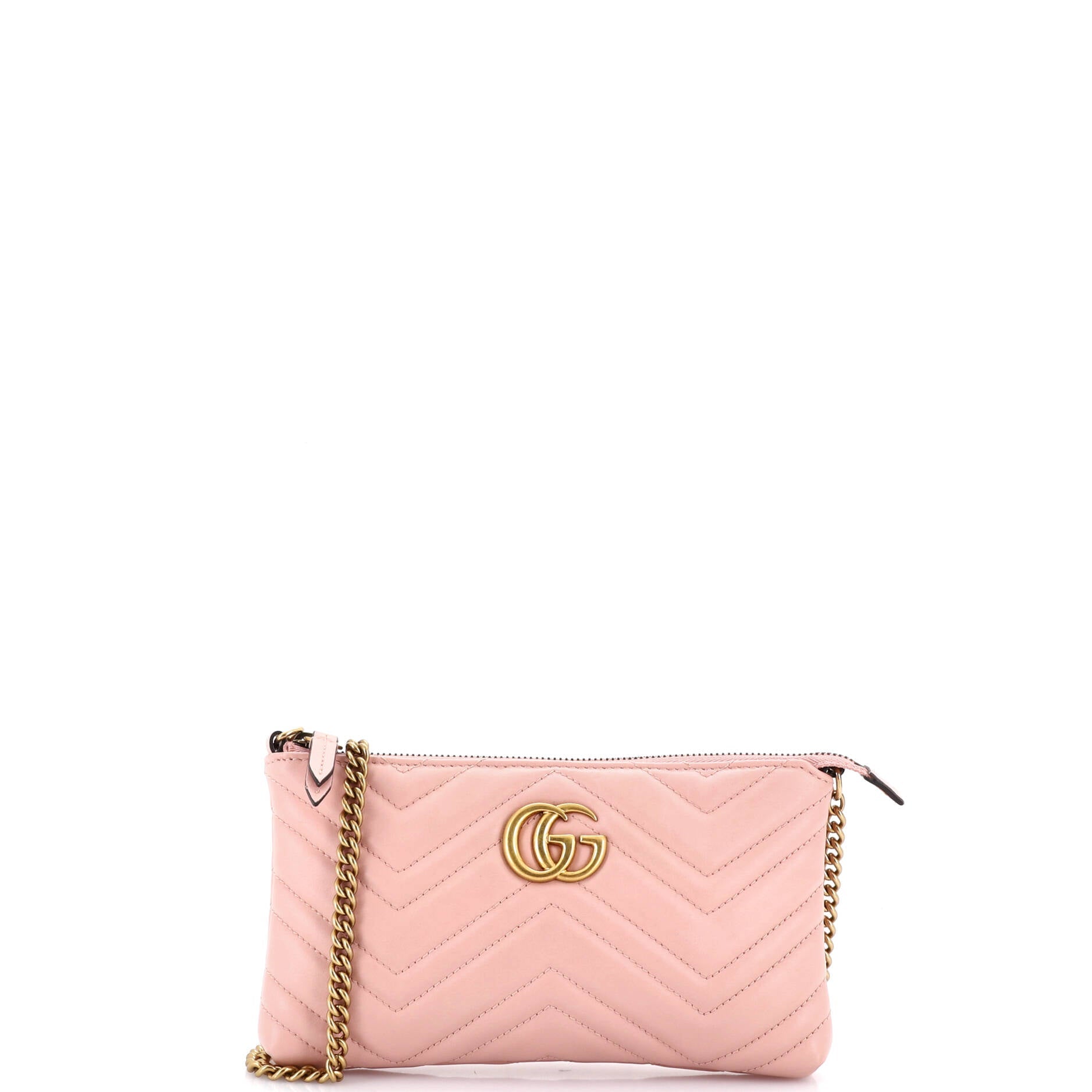 GG Marmont Chain Shoulder Bag Matelasse Leather Mini