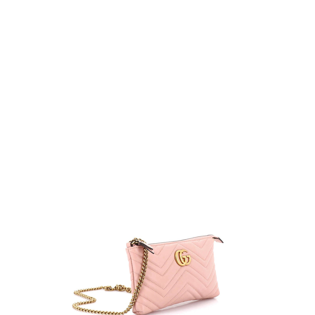 GG Marmont Chain Shoulder Bag Matelasse Leather Mini