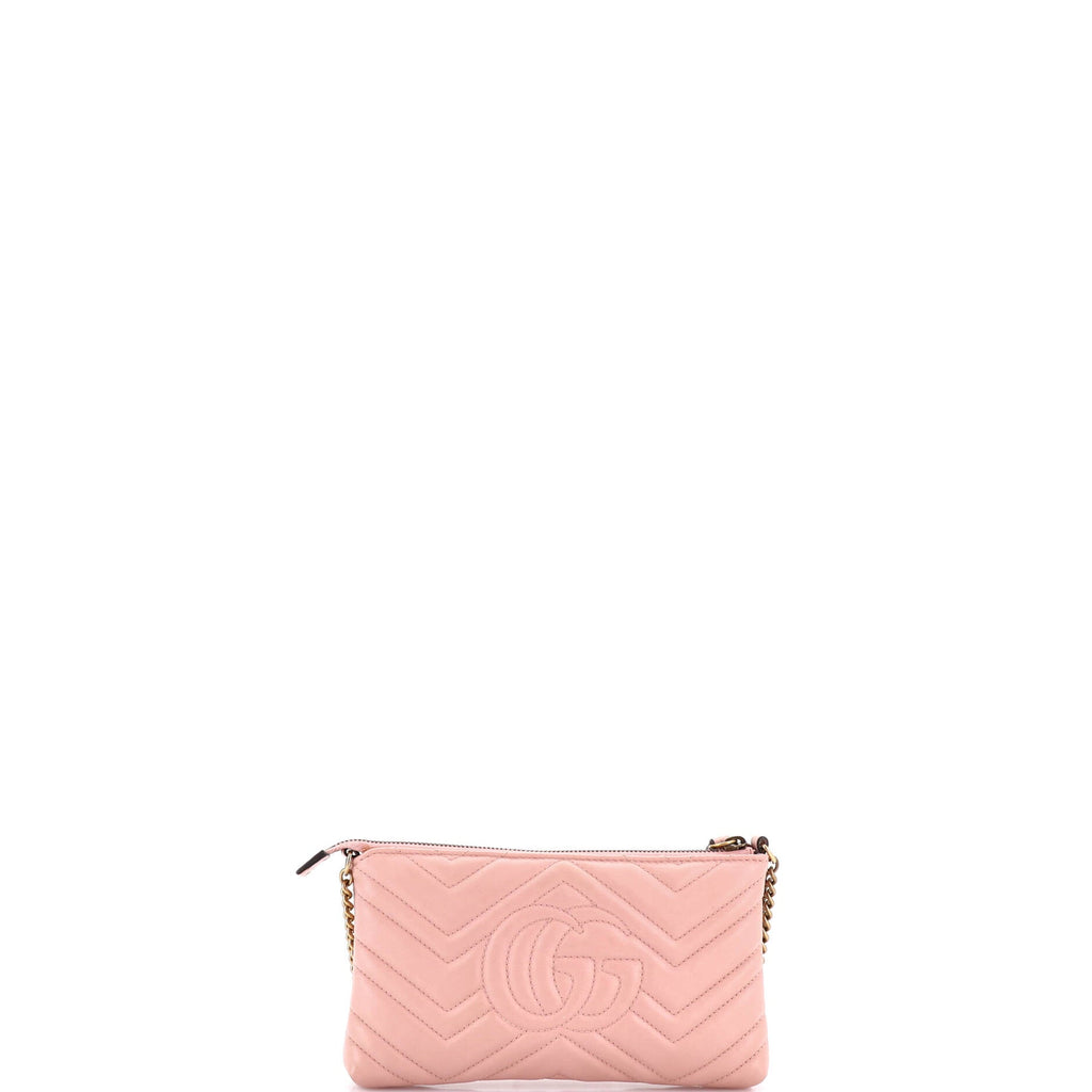 GG Marmont Chain Shoulder Bag Matelasse Leather Mini