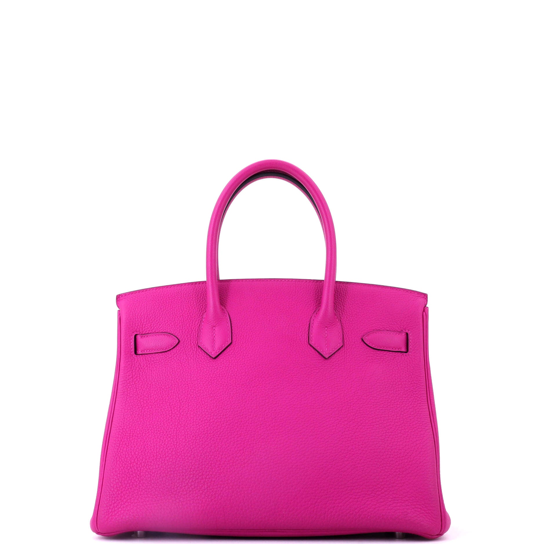 Birkin Handbag Rose Pourpre Togo with Palladium Hardware 30