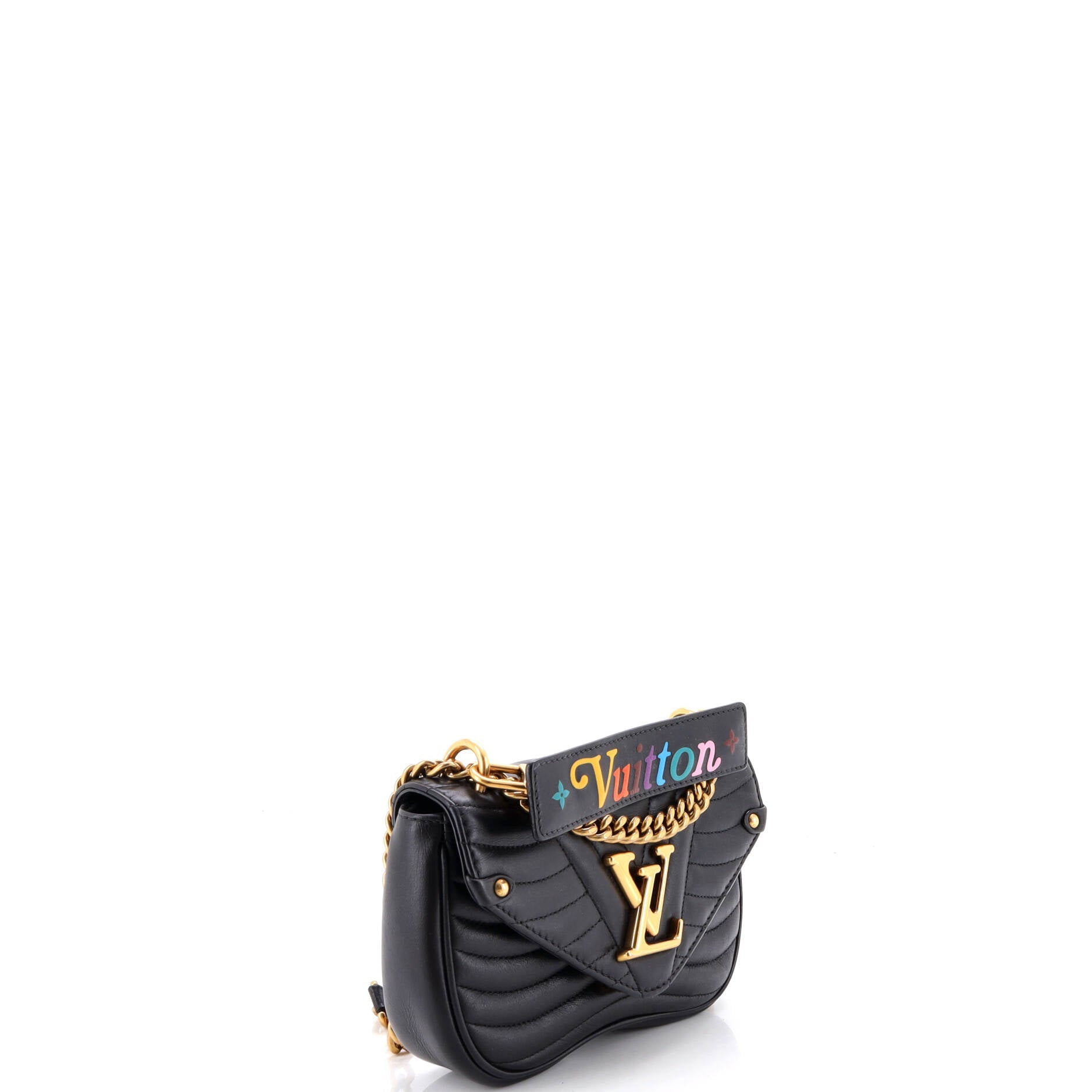 New Wave Chain Bag Quilted Leather PM