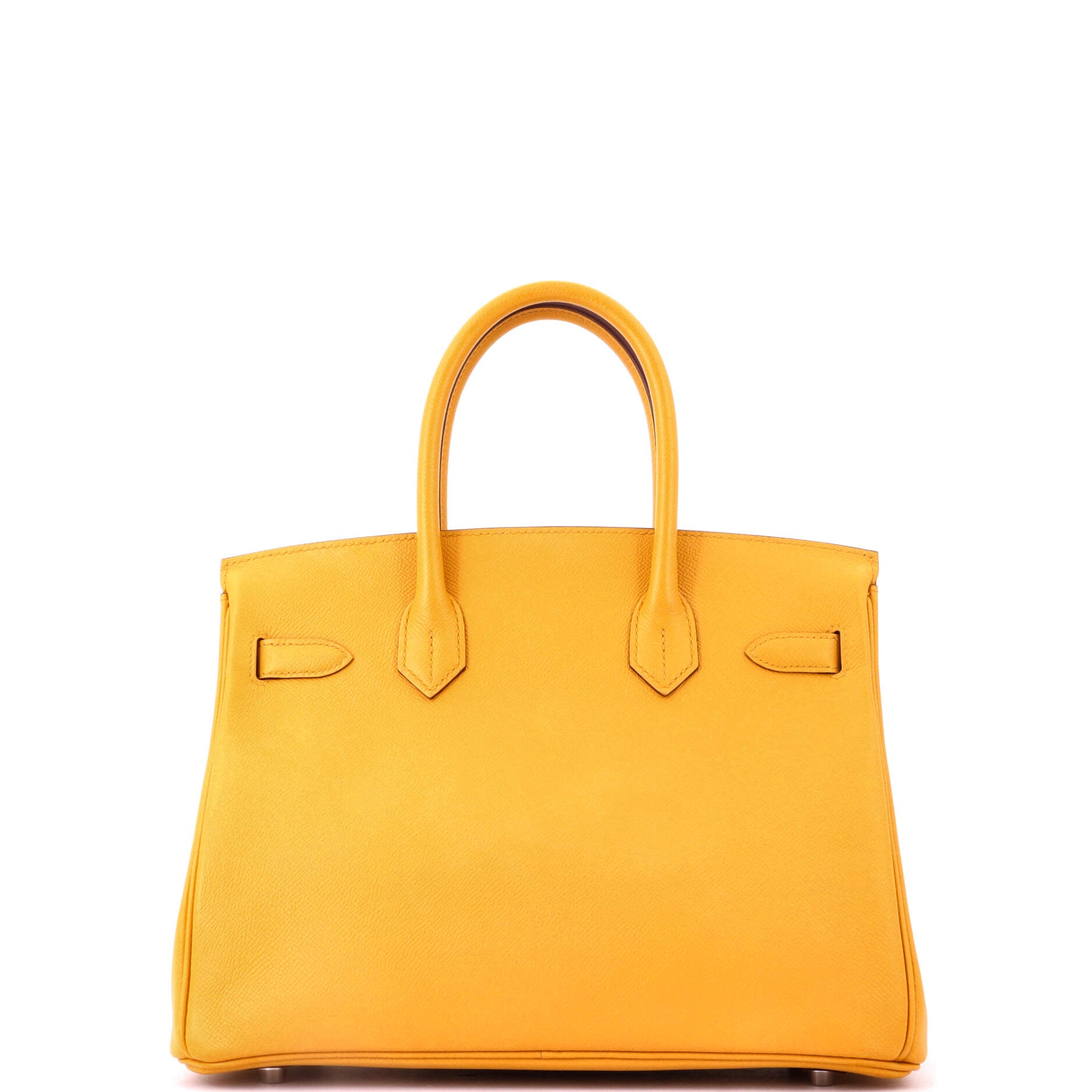 Birkin Handbag Jaune Ambre Epsom with Palladium Hardware 30