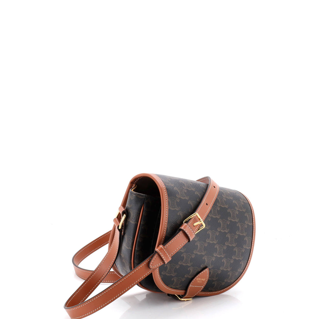 Folco Bag Triomphe Coated Canvas Medium