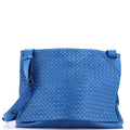 Square Panelled Messenger Bag Intrecciato Nappa Large