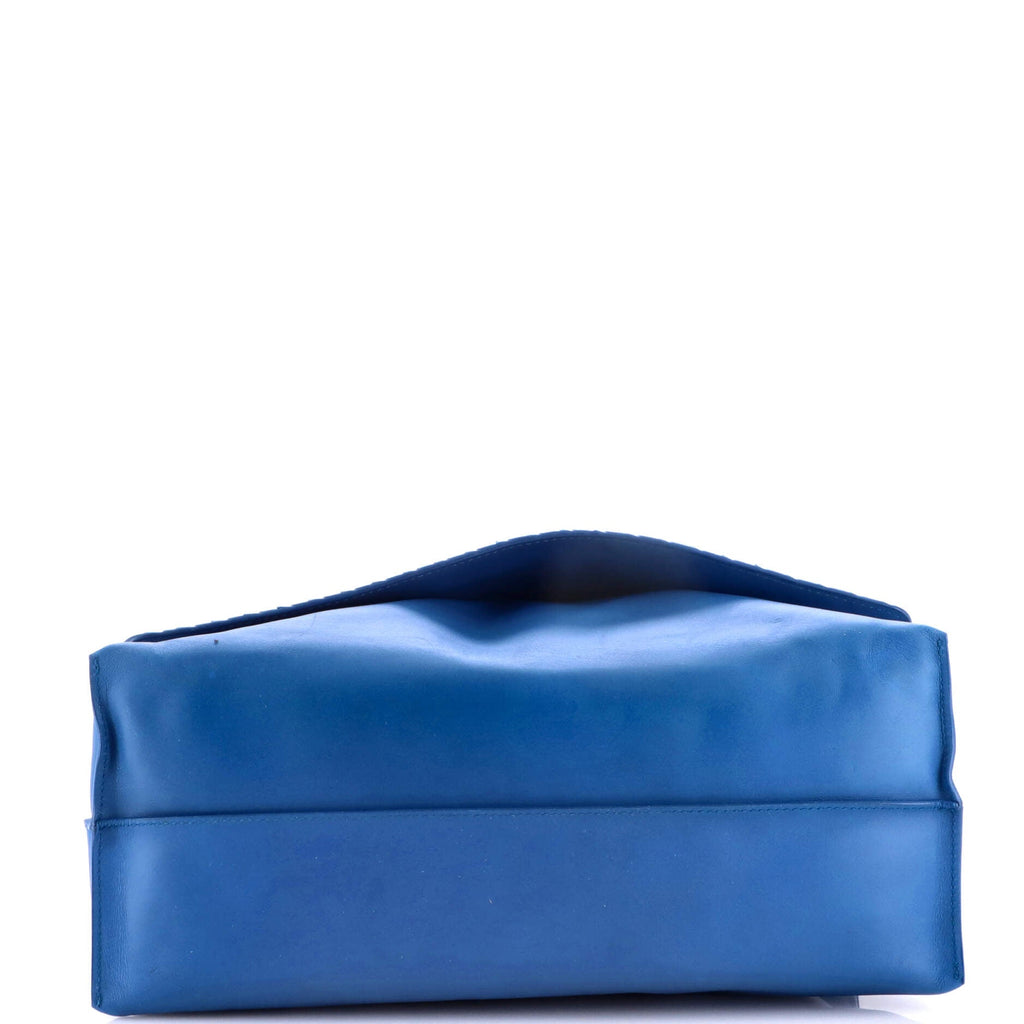 Square Panelled Messenger Bag Intrecciato Nappa Large