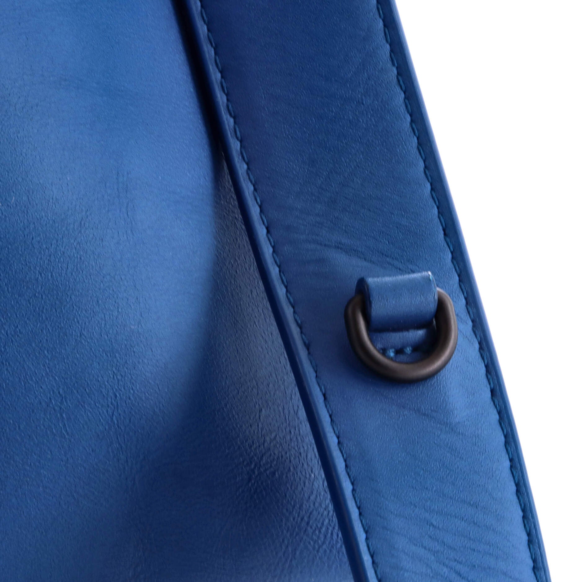 Square Panelled Messenger Bag Intrecciato Nappa Large