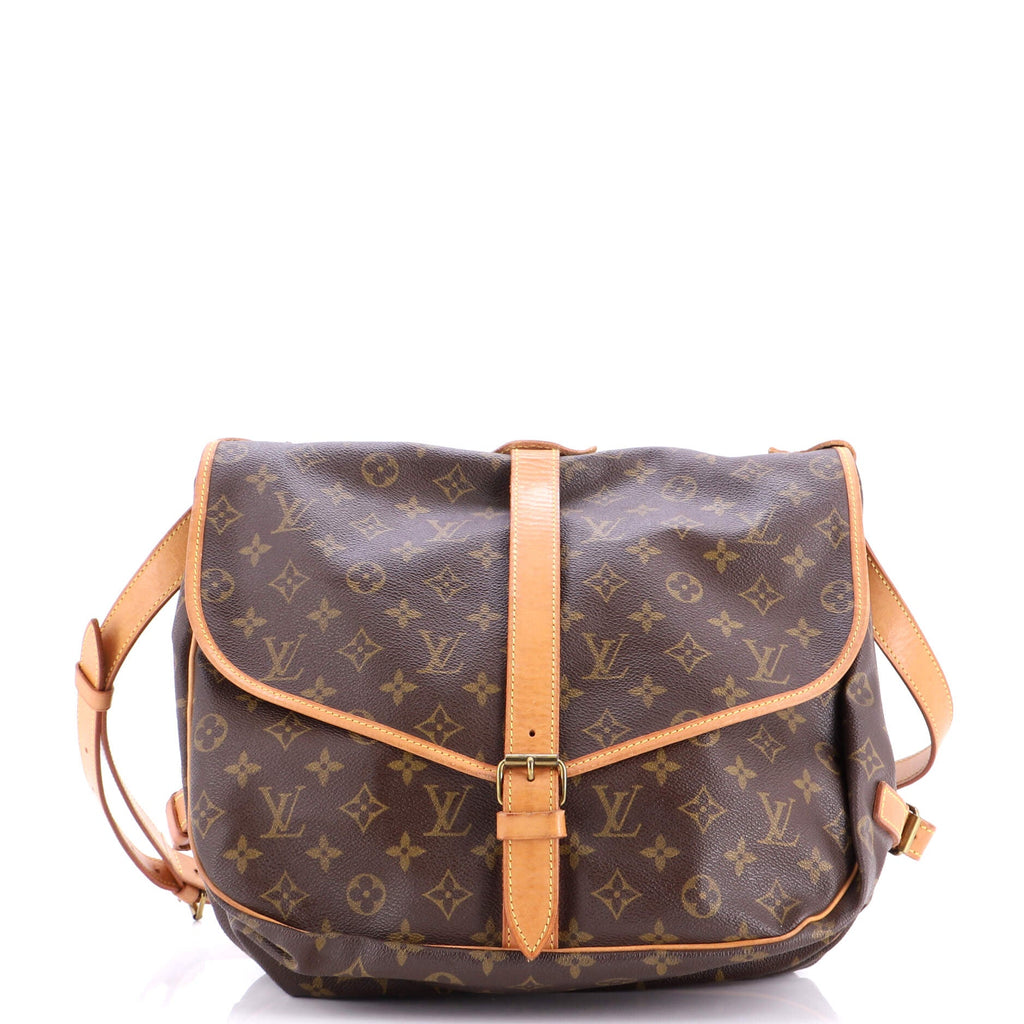 Saumur Handbag Monogram Canvas 35