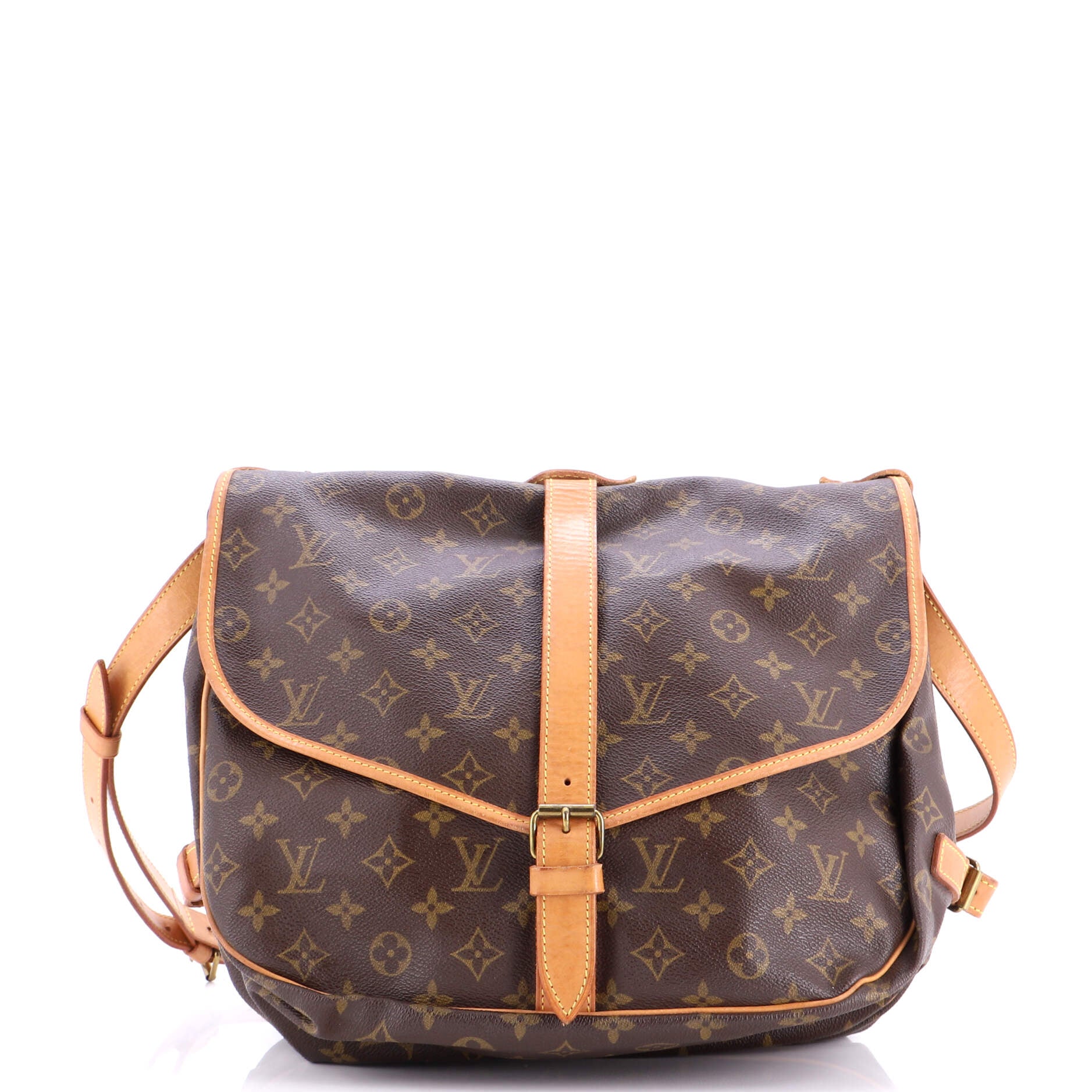 Saumur Handbag Monogram Canvas 35