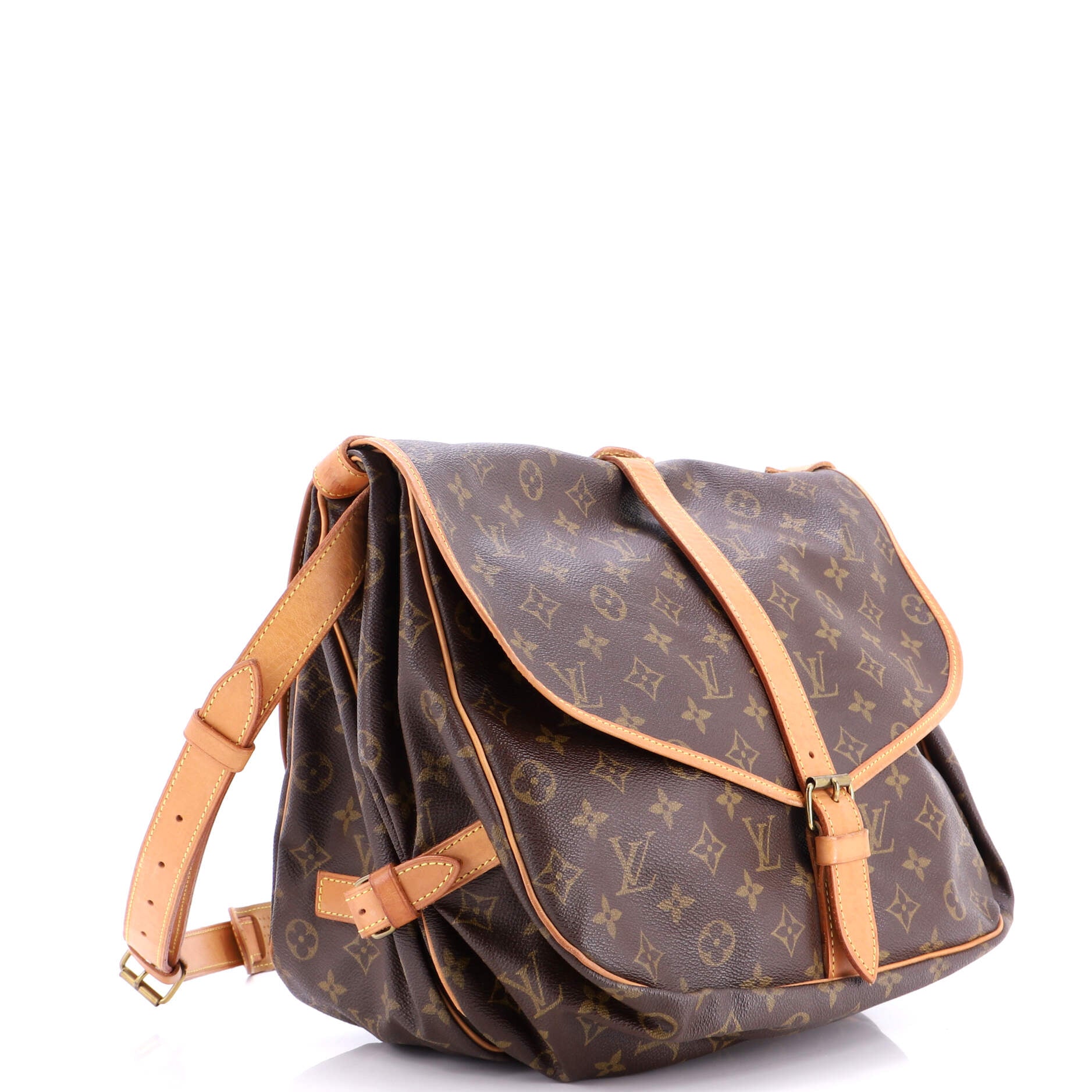 Saumur Handbag Monogram Canvas 35