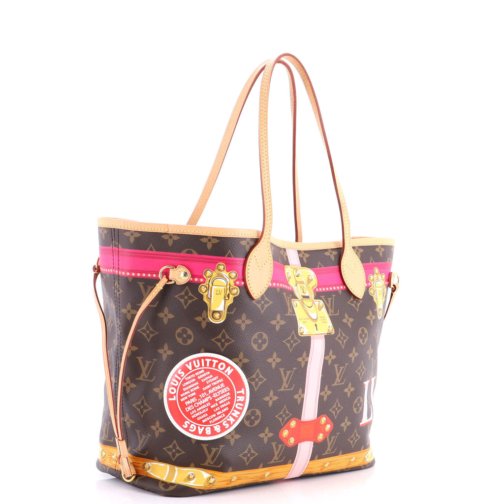 Neverfull NM Tote Limited Edition Summer Trunks Monogram Canvas MM