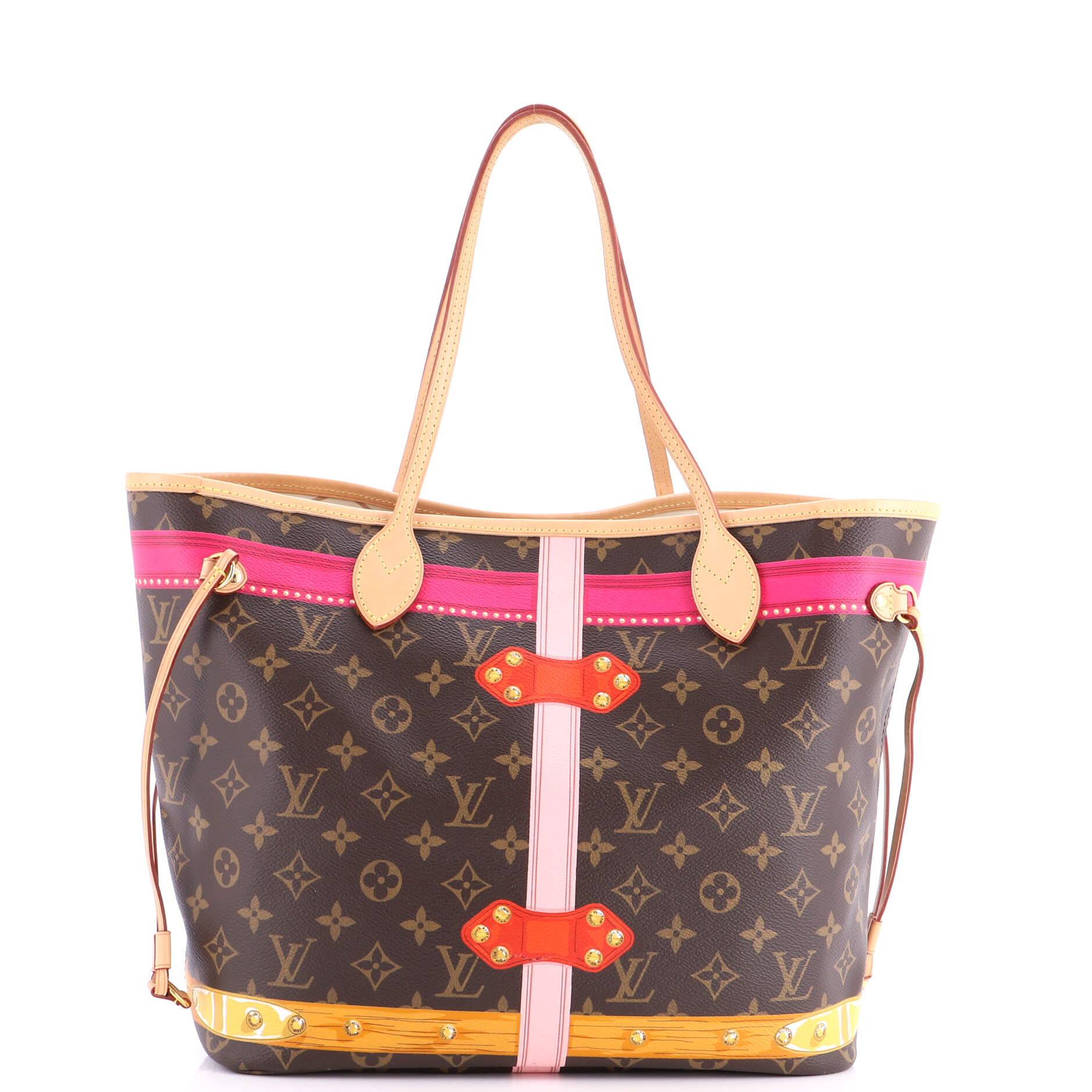 Neverfull NM Tote Limited Edition Summer Trunks Monogram Canvas MM