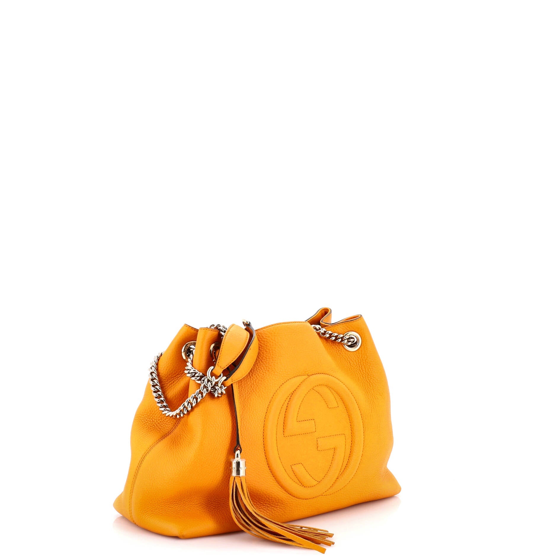 Soho Chain Strap Shoulder Bag Leather Medium