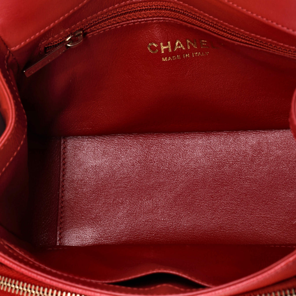 Business Affinity Flap Bag Quilted Caviar Small
