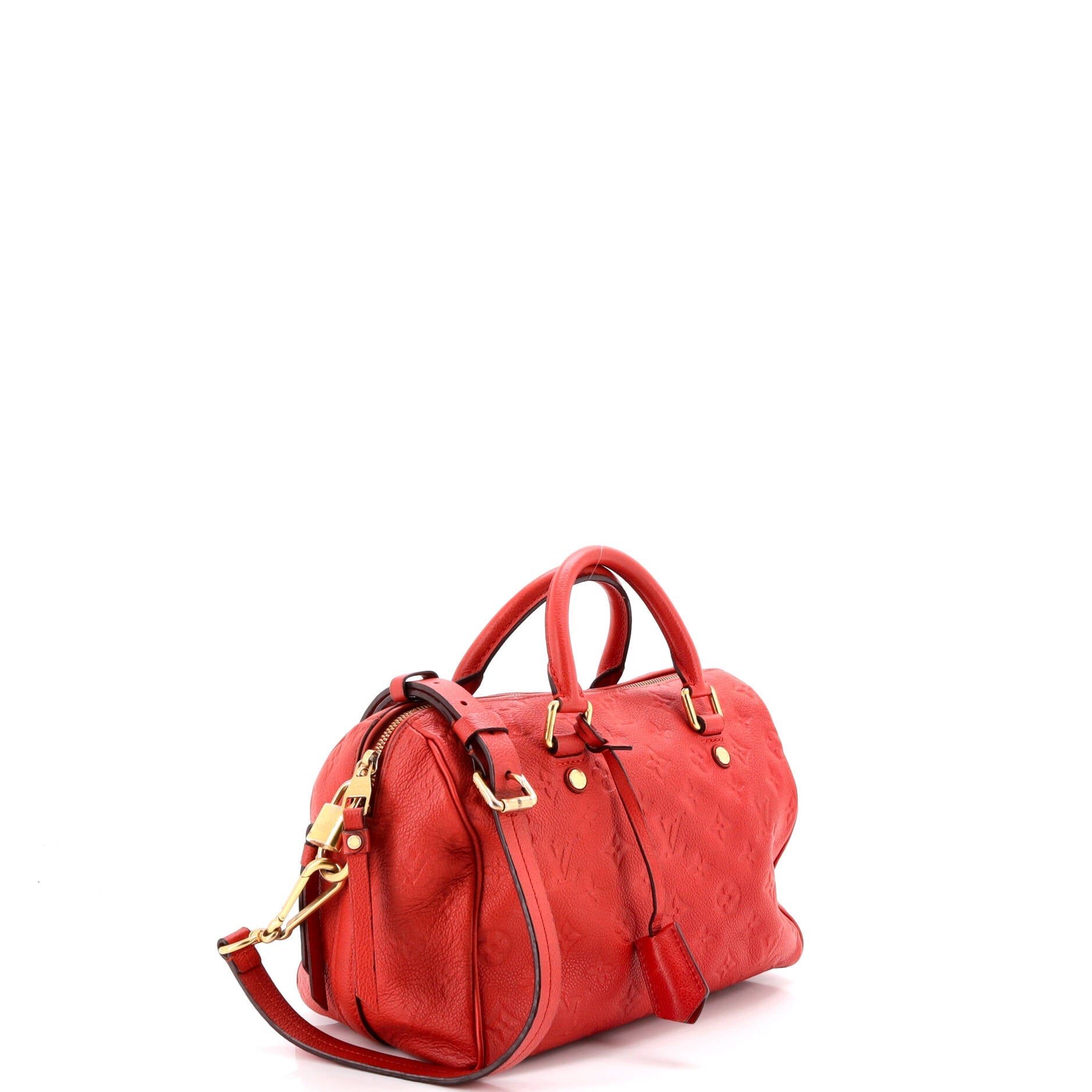 Speedy Bandouliere Bag Monogram Empreinte Leather 25