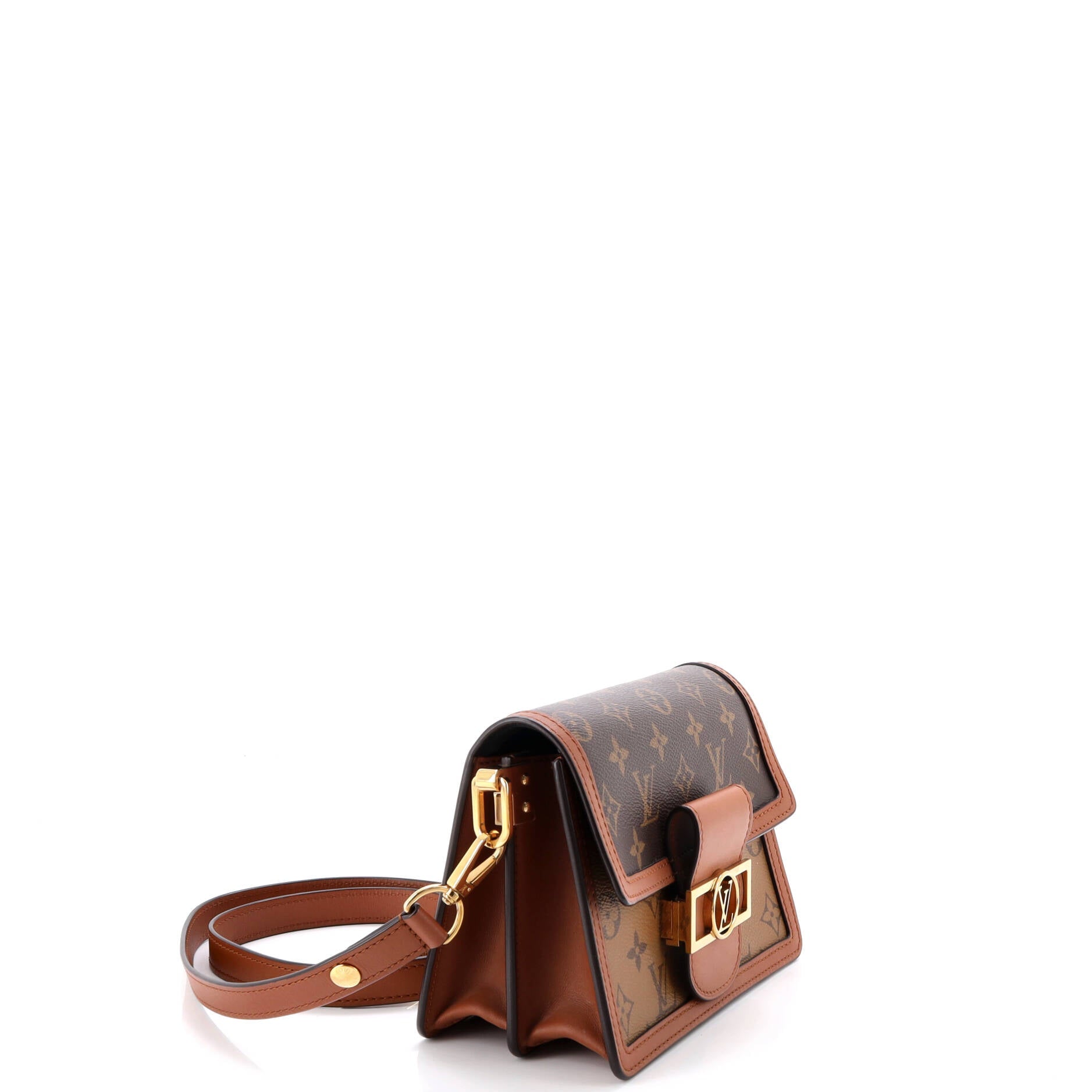 Dauphine Shoulder Bag Reverse Monogram Canvas Mini
