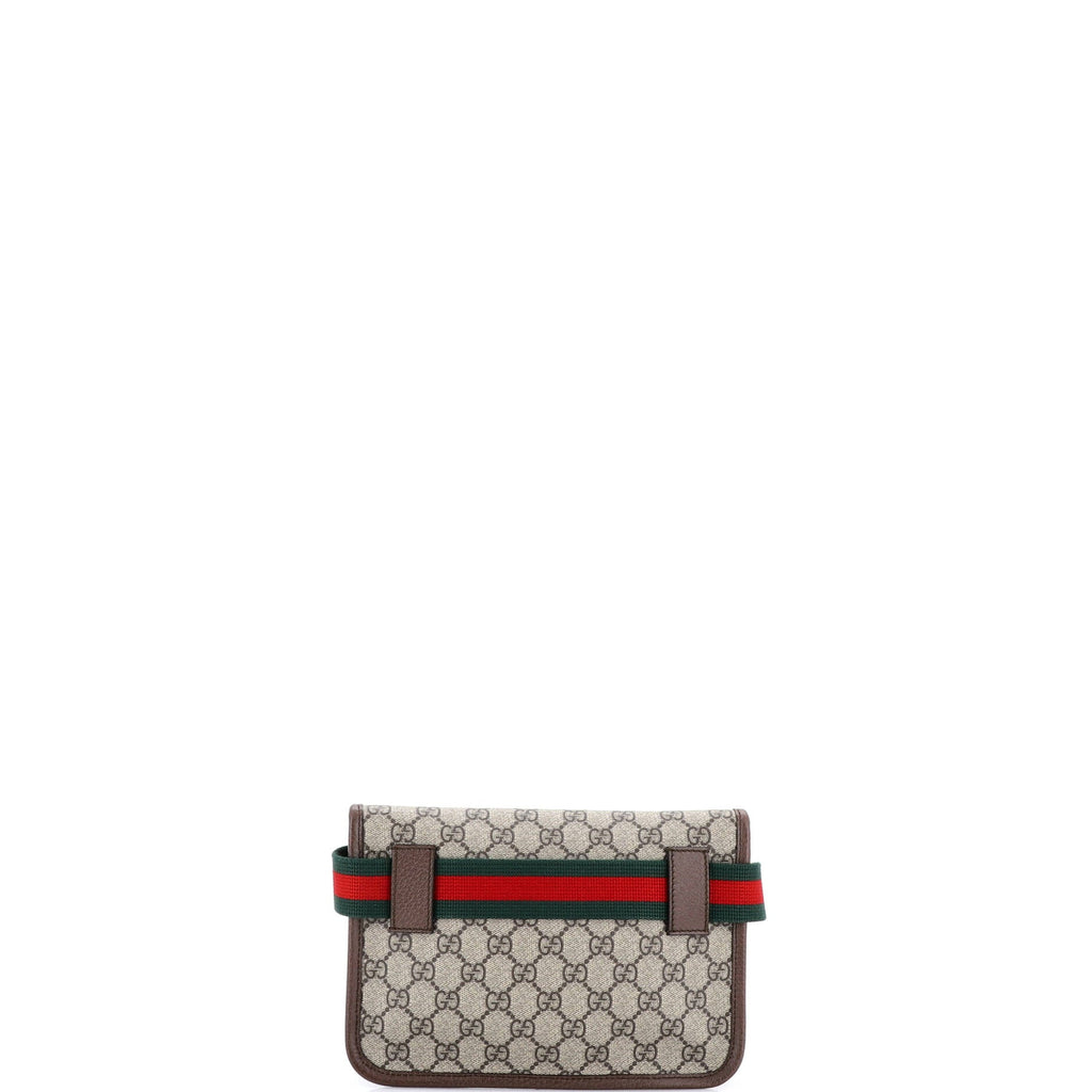 Neo Vintage Flap Belt Bag GG Coated Canvas