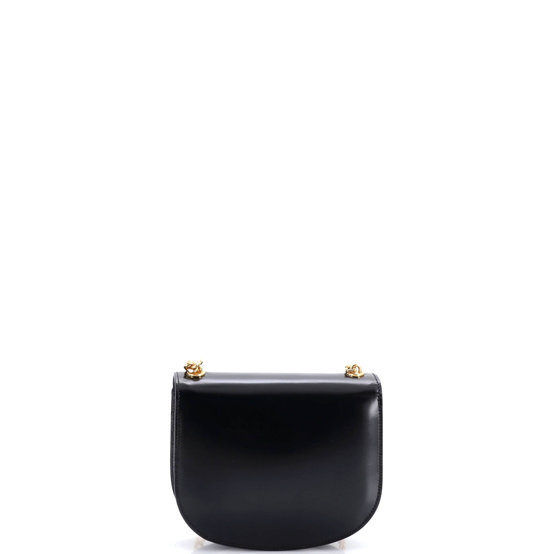 Triomphe Besace Clea Chain Flap Bag Leather