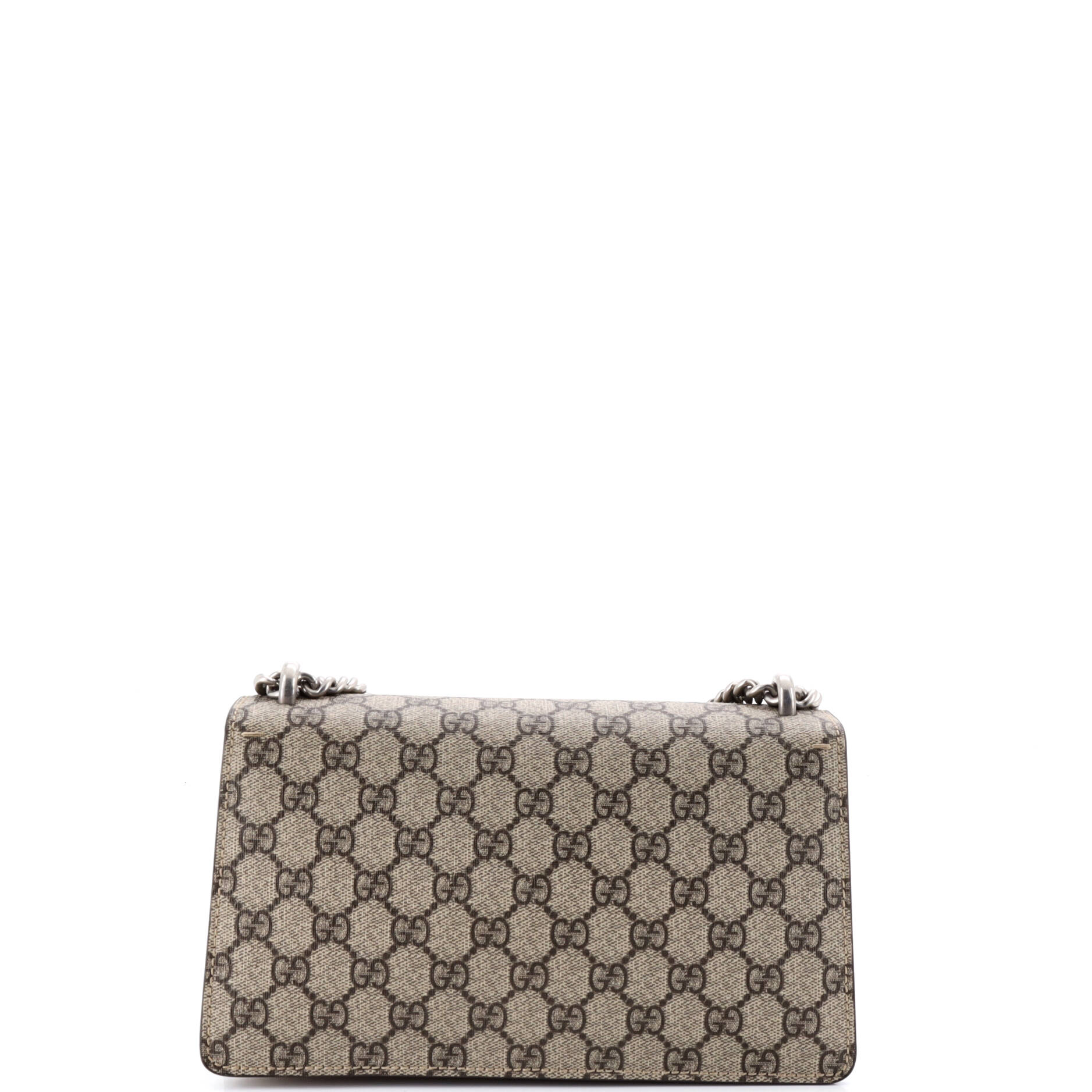 Dionysus Bag GG Coated Canvas with Crystal Embellished Metal Small