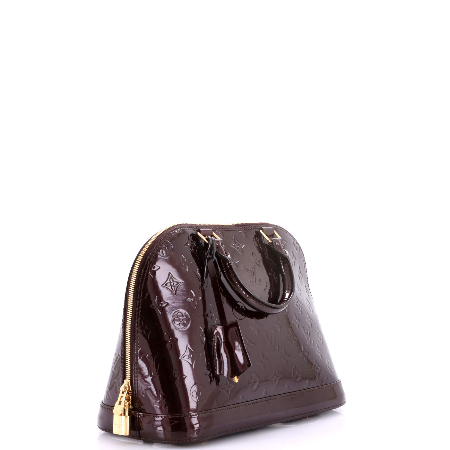 Alma Handbag Monogram Vernis PM