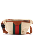 Zip Belt Bag Vintage Web Canvas Large