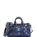 Keepall Bandouliere Bag Limited Edition Monogram Ink Watercolor Leather XS