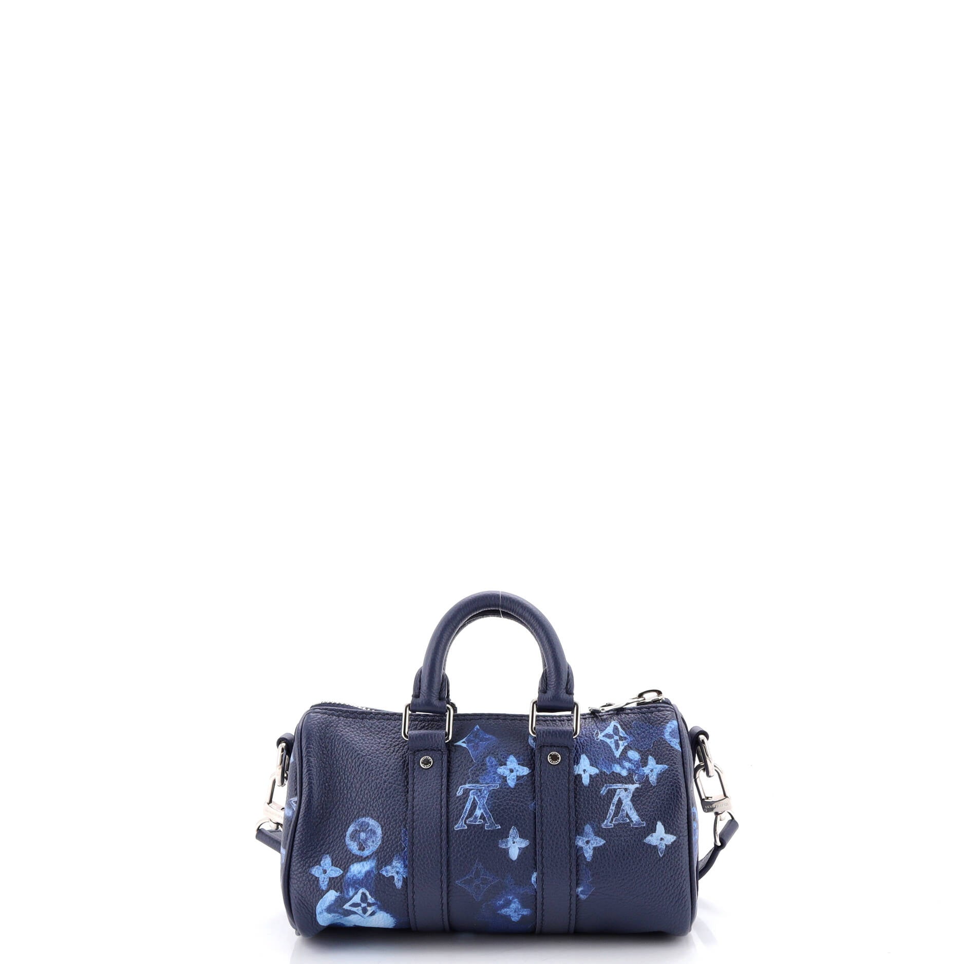 Keepall Bandouliere Bag Limited Edition Monogram Ink Watercolor Leather XS