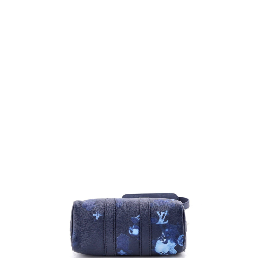Keepall Bandouliere Bag Limited Edition Monogram Ink Watercolor Leather XS
