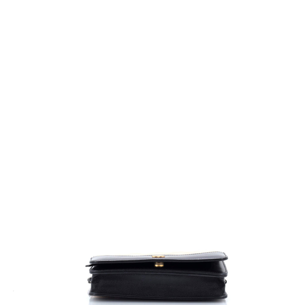 Gabrielle Wallet on Chain Quilted Aged Calfskin