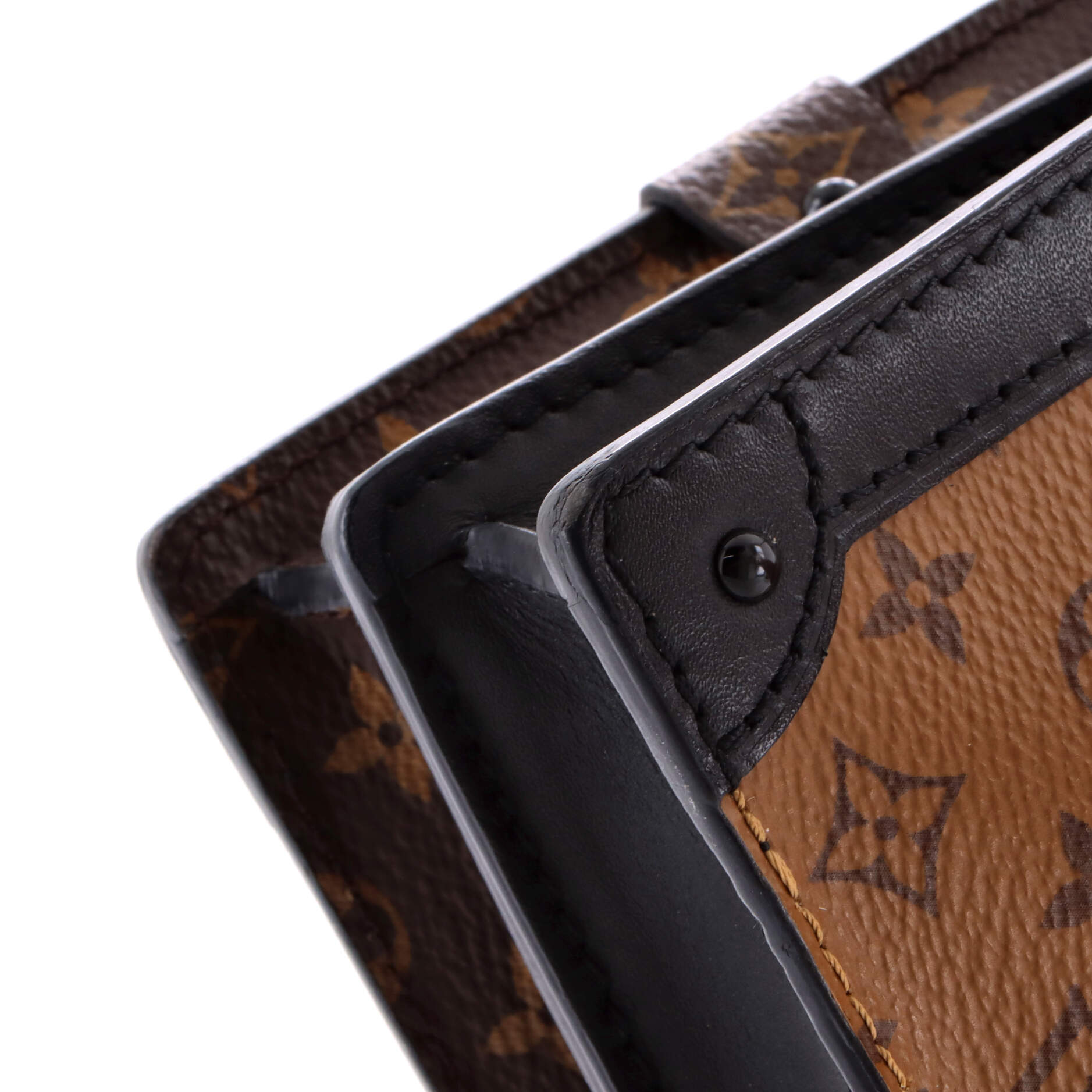 Trunk Clutch Reverse Monogram Canvas