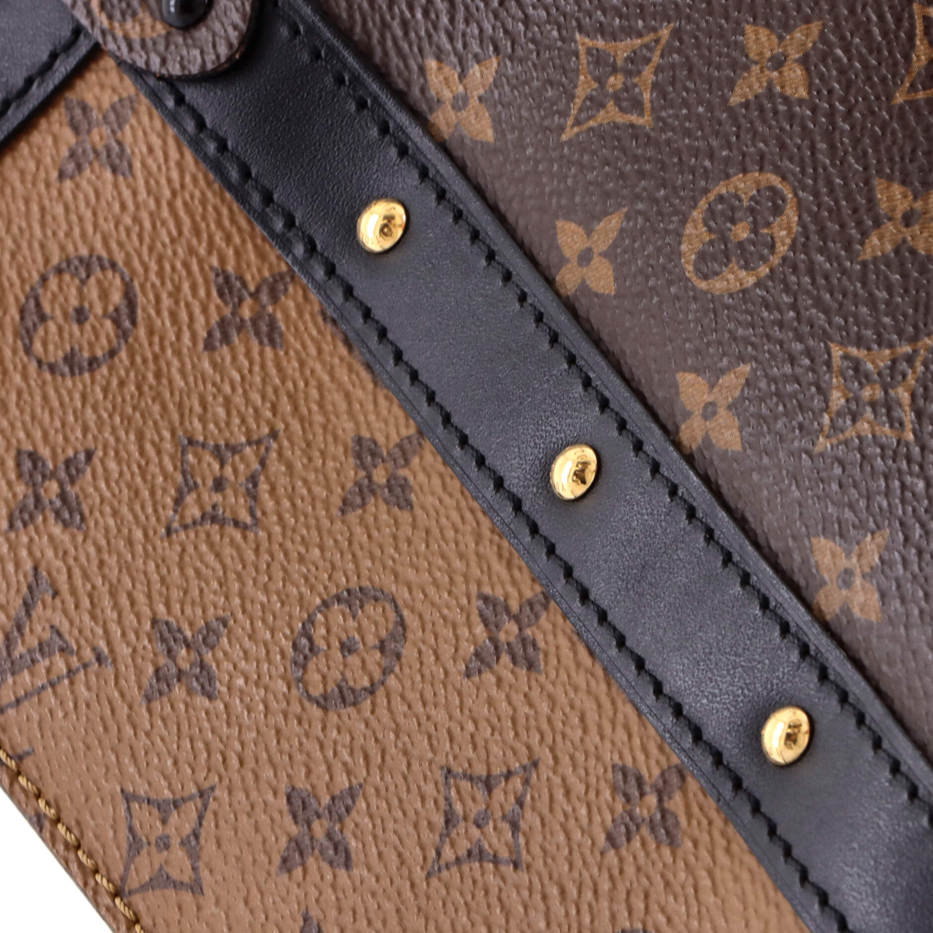 Trunk Clutch Reverse Monogram Canvas