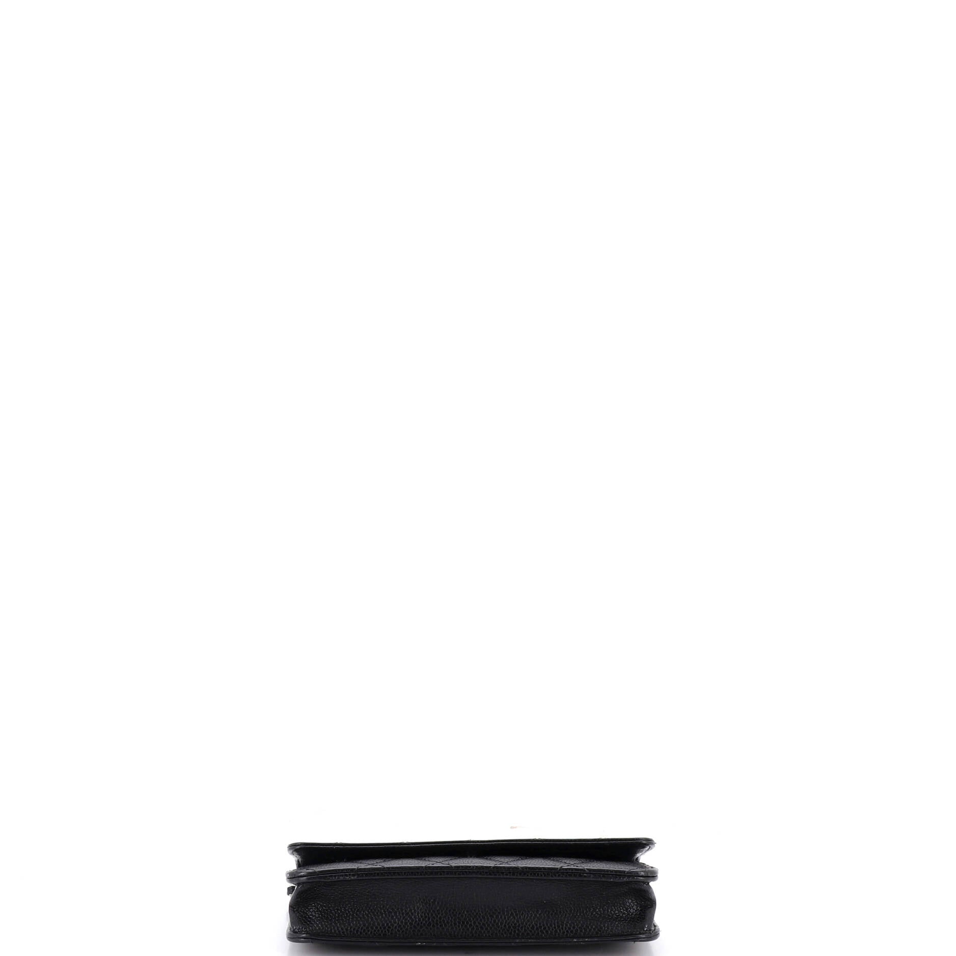 Wallet on Chain Quilted Caviar