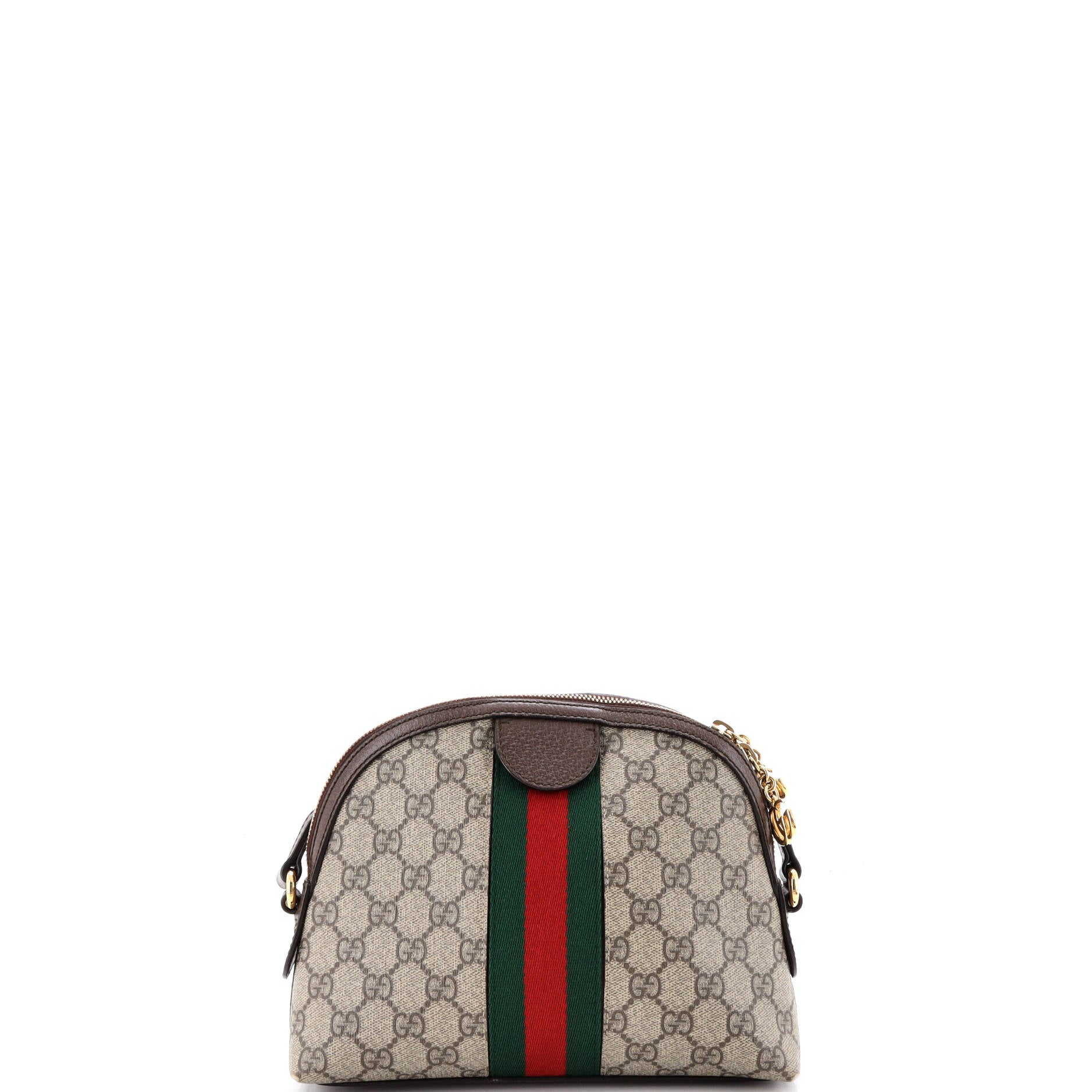 Ophidia Dome Shoulder Bag GG Coated Canvas Small