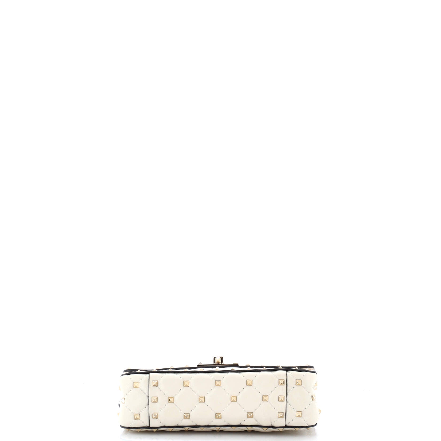Rockstud Spike Flap Bag Quilted Leather Small