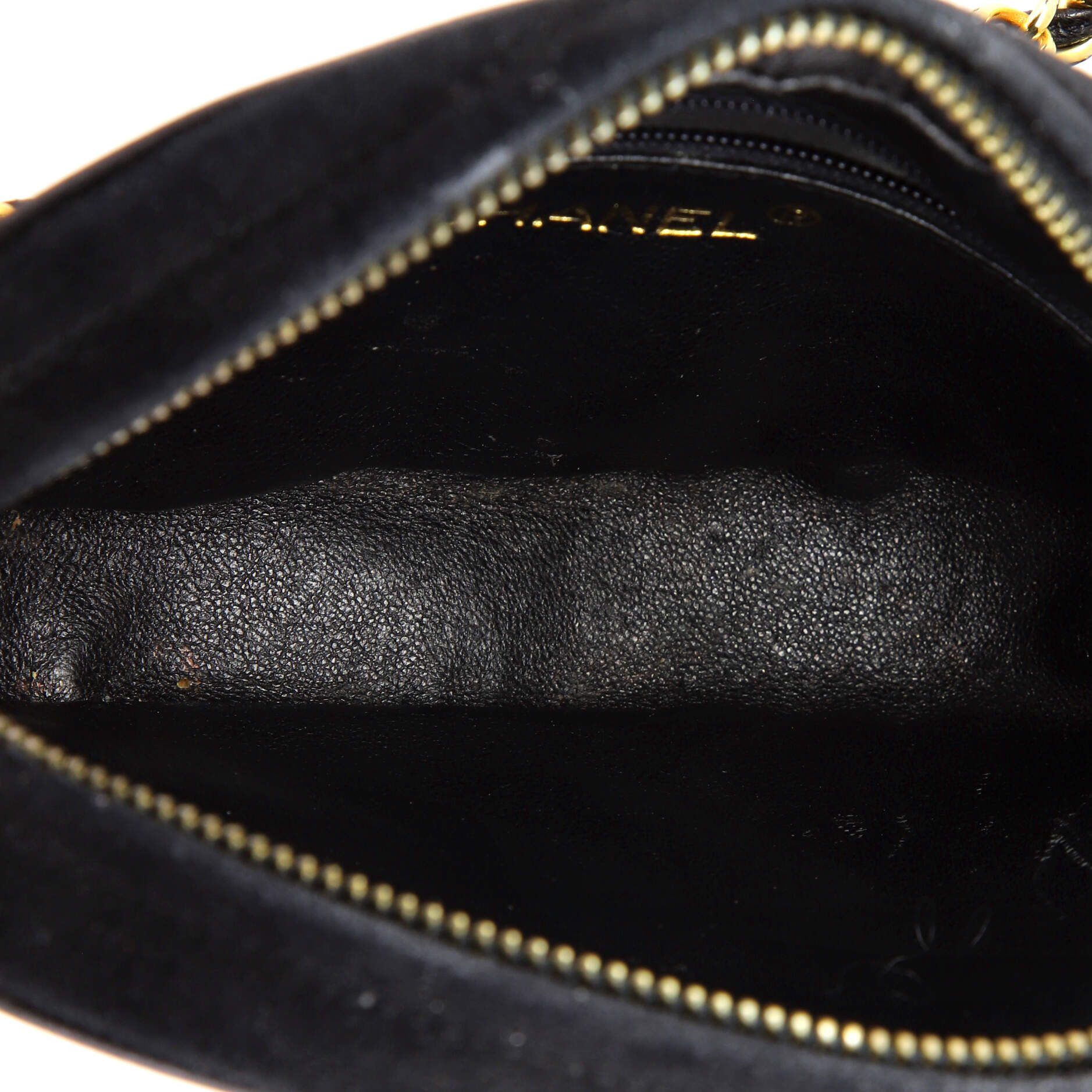 Vintage Oval CC Tassel Crossbody Bag Suede Mini