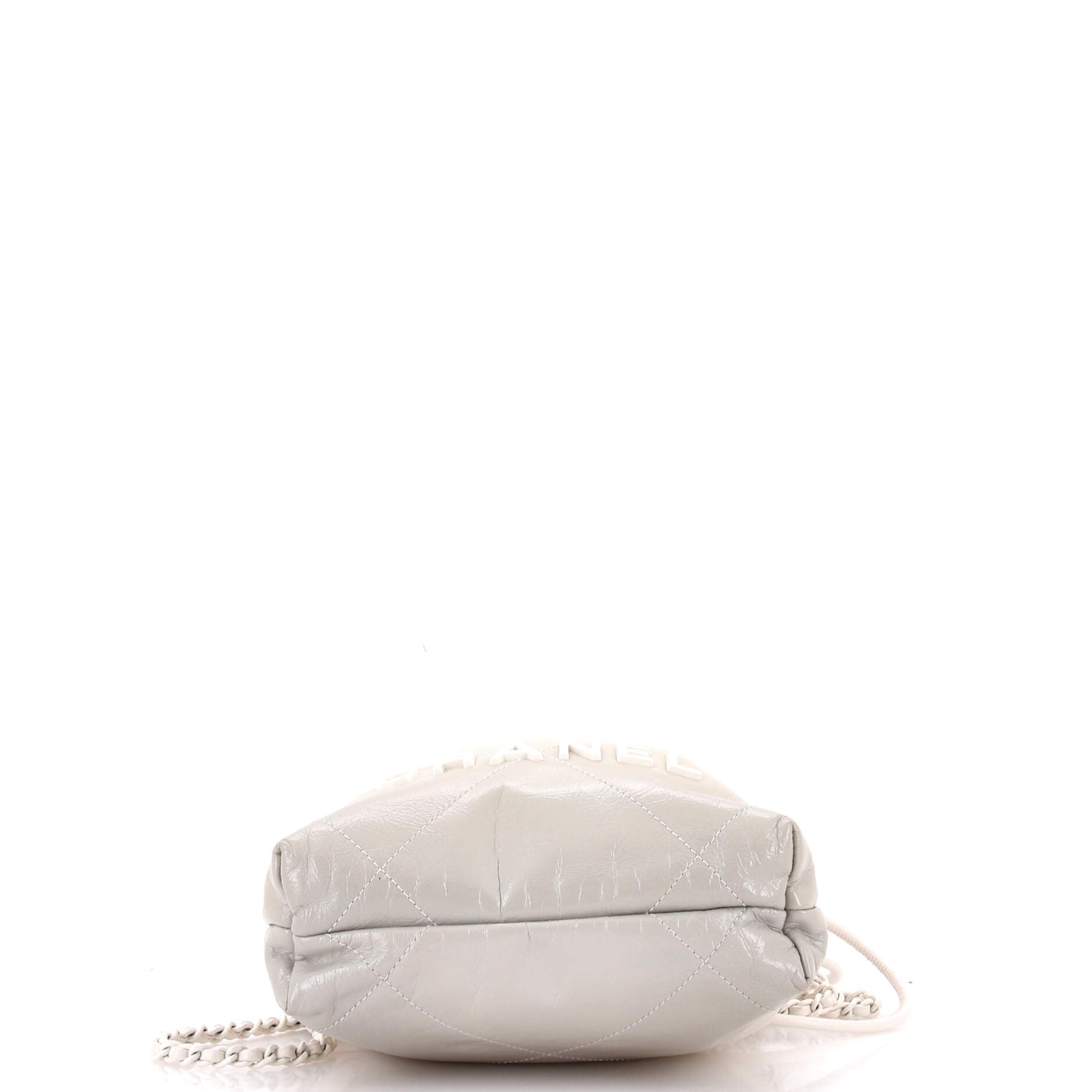 22 Chain Hobo Quilted Metallic Degrade Calfskin Mini