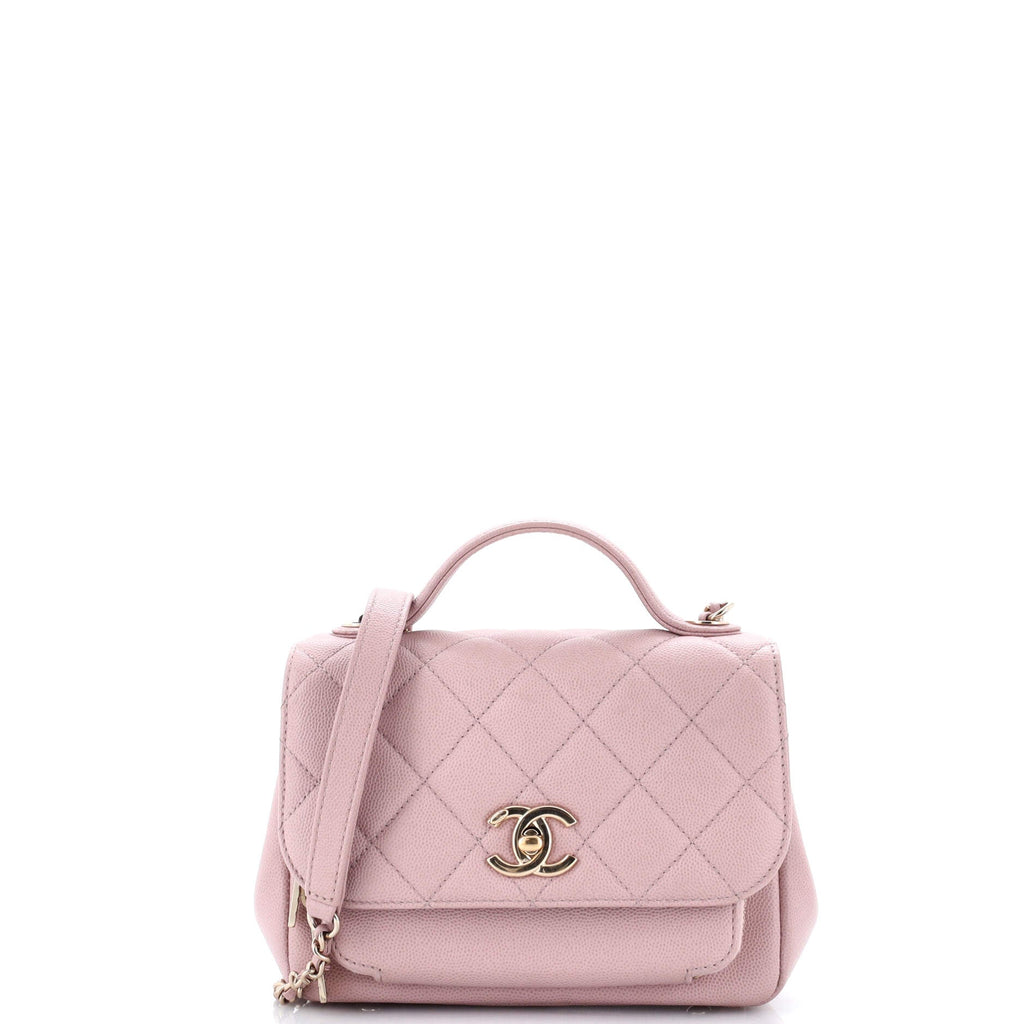 Business Affinity Flap Bag Quilted Caviar Mini