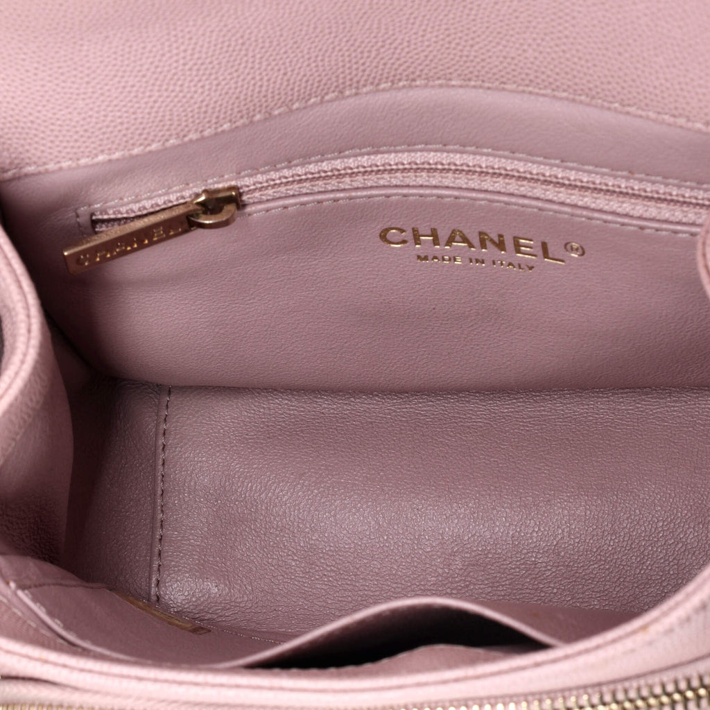 Business Affinity Flap Bag Quilted Caviar Mini
